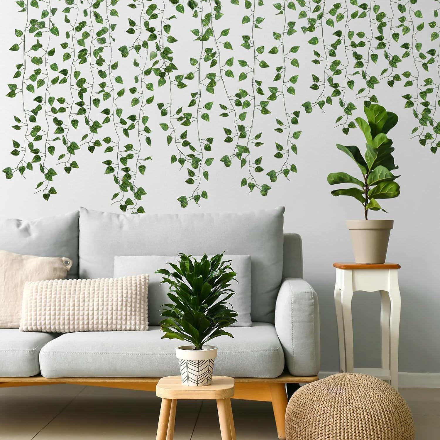 Versatile 10 Pcs Artificial Ivy Vines – 66 Feet Silk Garland for Home & Events
