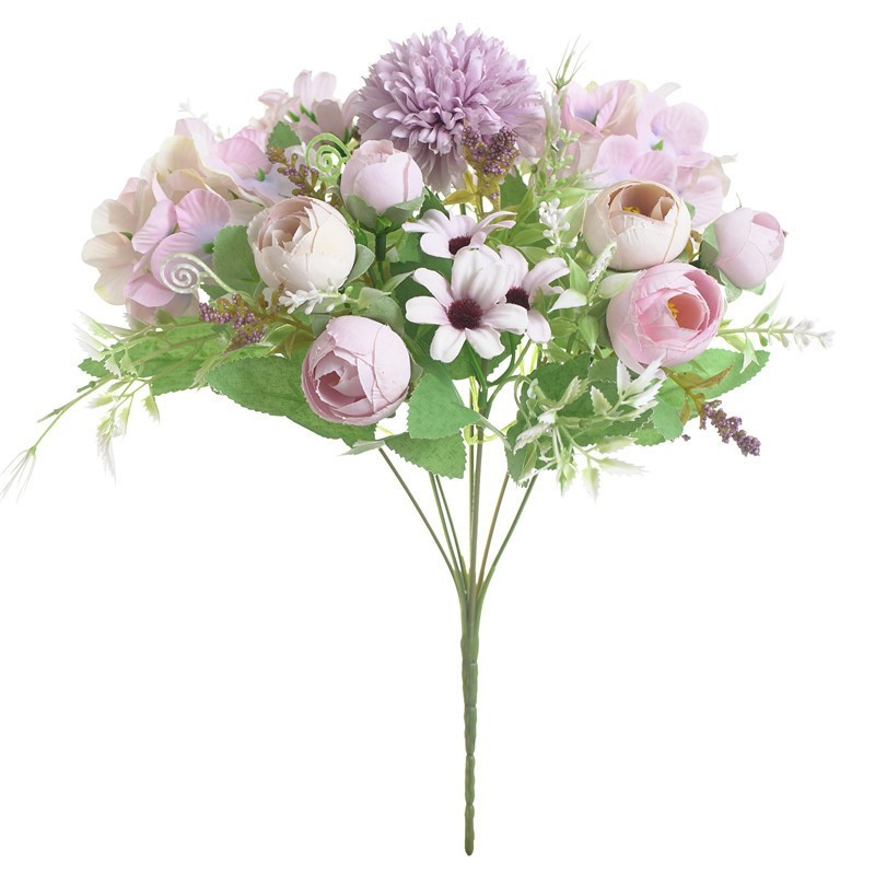 Silk Peony Artificial Fake Flowers Bunch Bouquet Home Wedding Party Decor