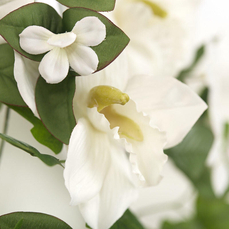 Artificial Cascading Cream Stephanotis 31″ Floral Stem
