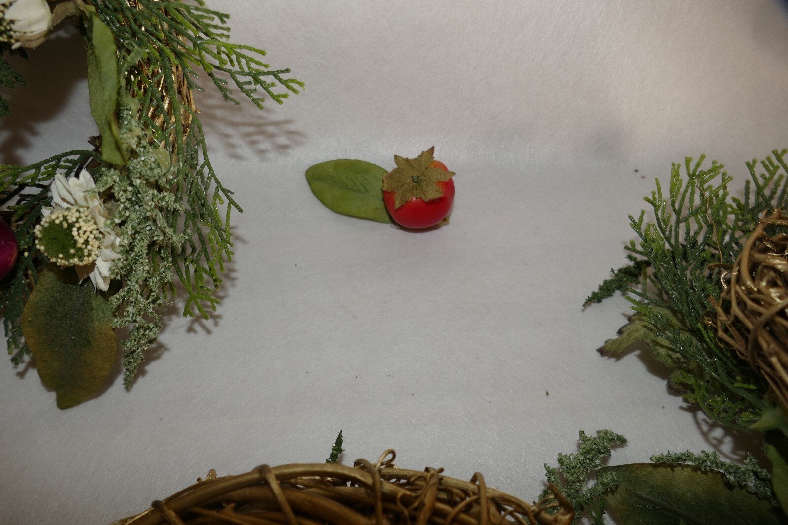 Set Of 6 Vegetable Summer Garden 8 Inch Wreaths Projects, Need Glue Gun Help