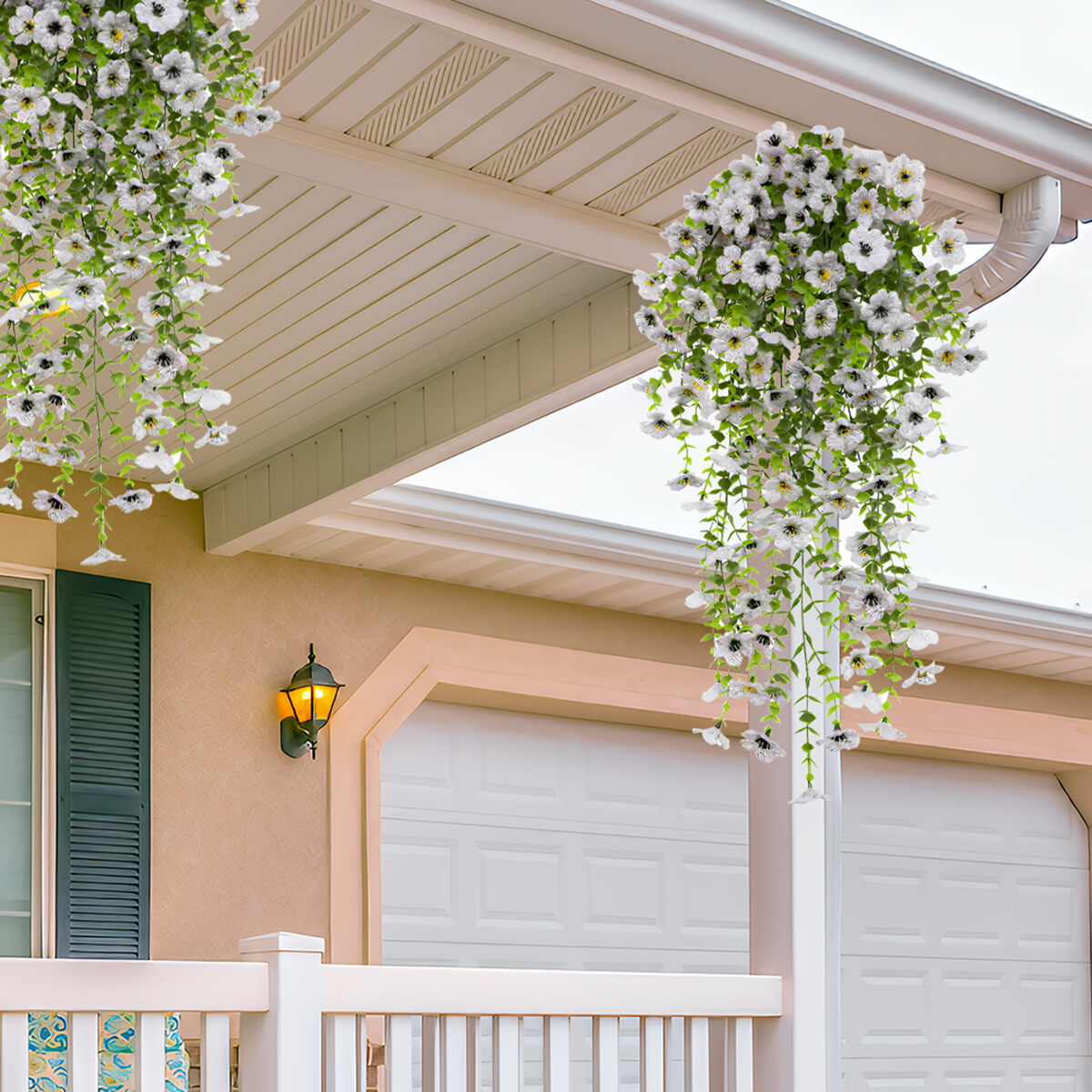 Artificial Fake Hanging Flowers Vine Plants for Indoor Outdoor Home Garden Decor