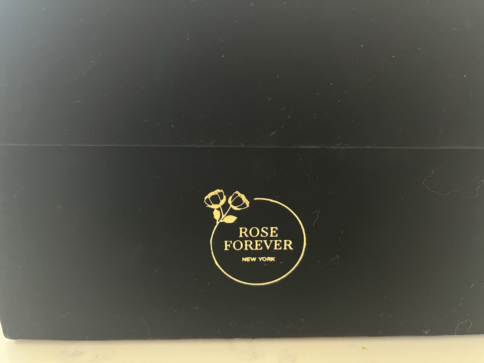 Rose Forever Blue Roses in Black Velvet Box 16 Preserved Roses