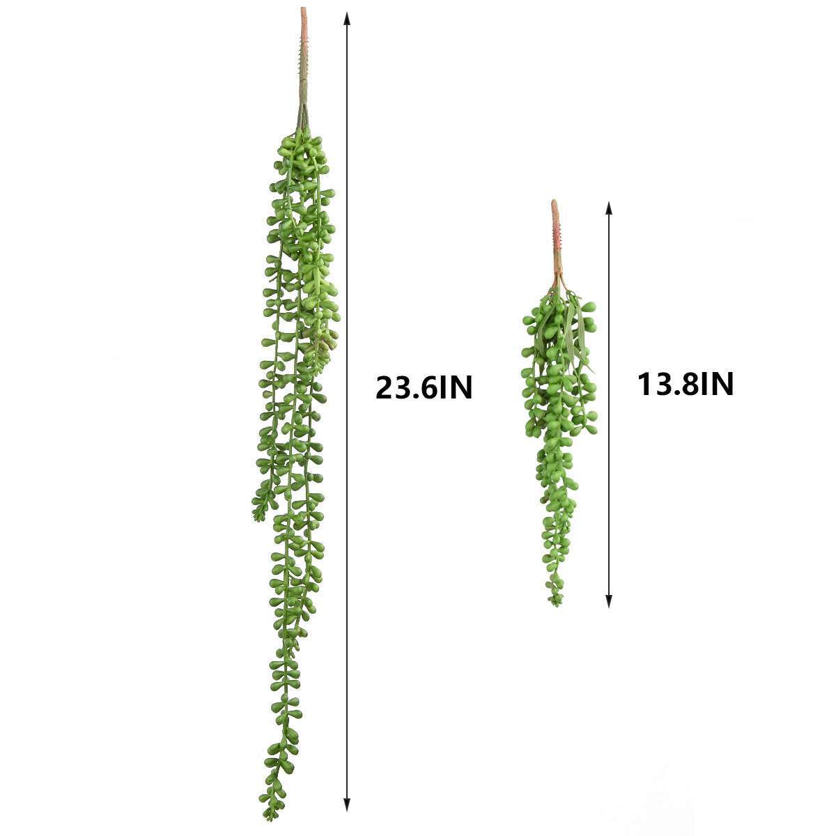 Artificial Hanging Plant Fake Vine Ivy Succulents String of Pearls Home Decor US
