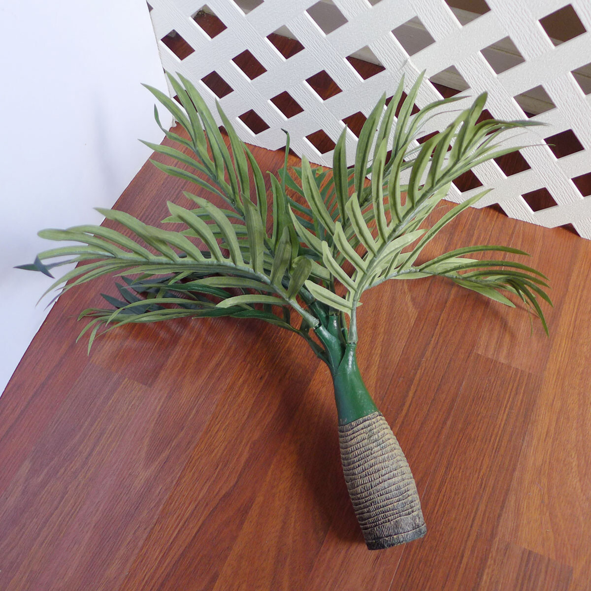 14″ Height Artificial Cute Bottle Small Tree Fake 8 Leaves