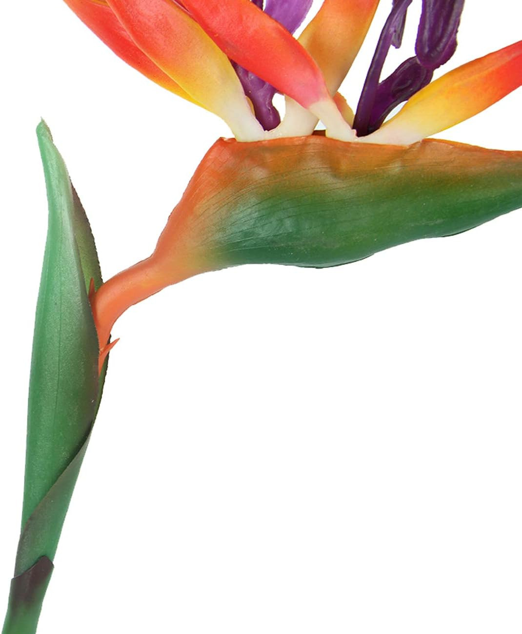 2 Pcs 32” Artificial Bird of Paradise Flowers Plants for Home Garden Wedding Pa