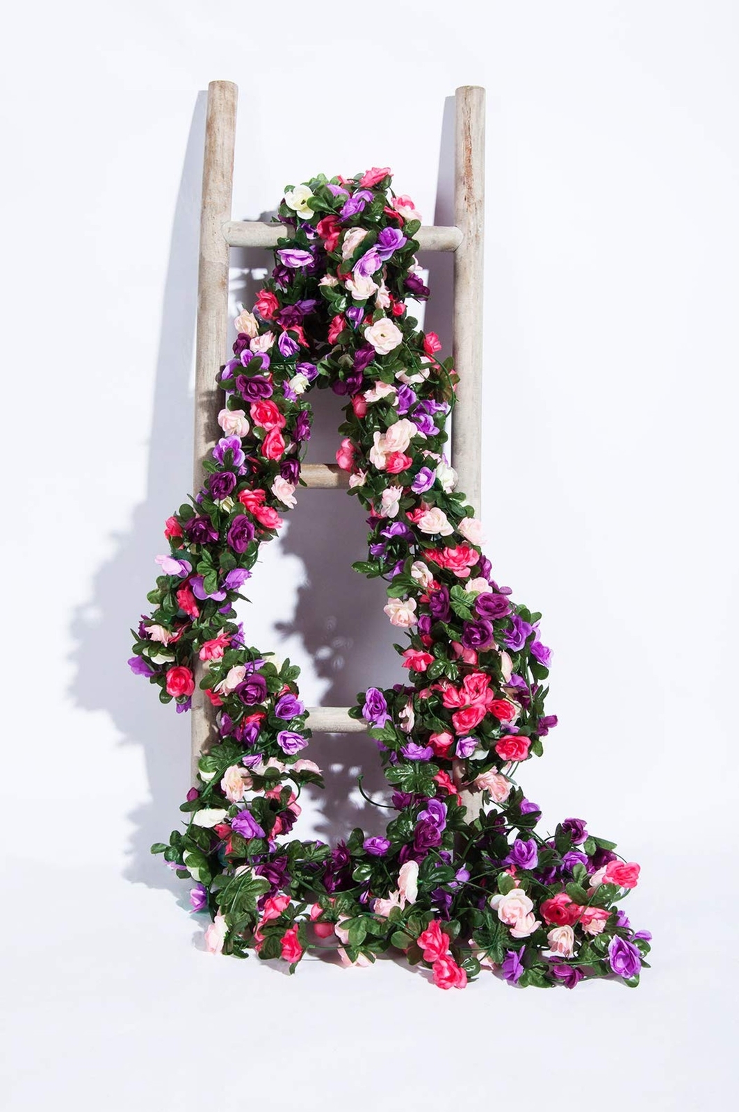 Miracliy 8 Pack 65 FT Flower Garland Decorations Plastic Artificial Flowers f…