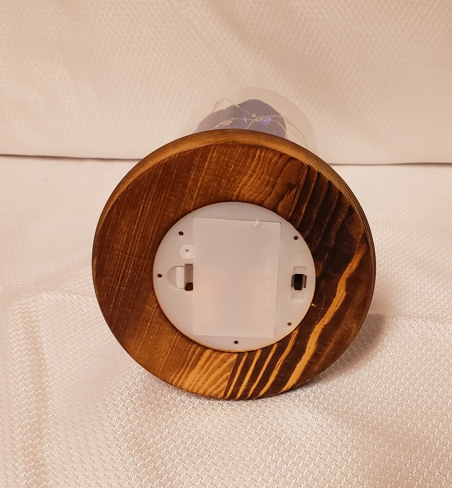 Dark Blue And Gold Forever Rose Led Glass Dome
