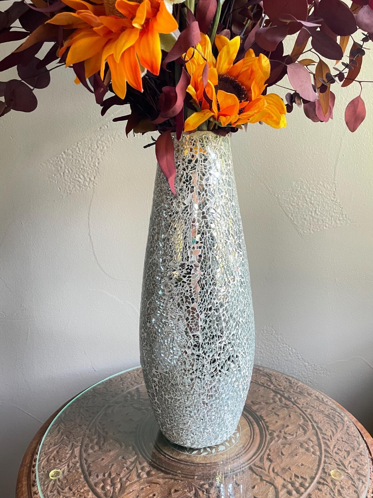 Large Sunflower Floral Arrangement: Fall Home Decor, Wedding Table Centerpiece