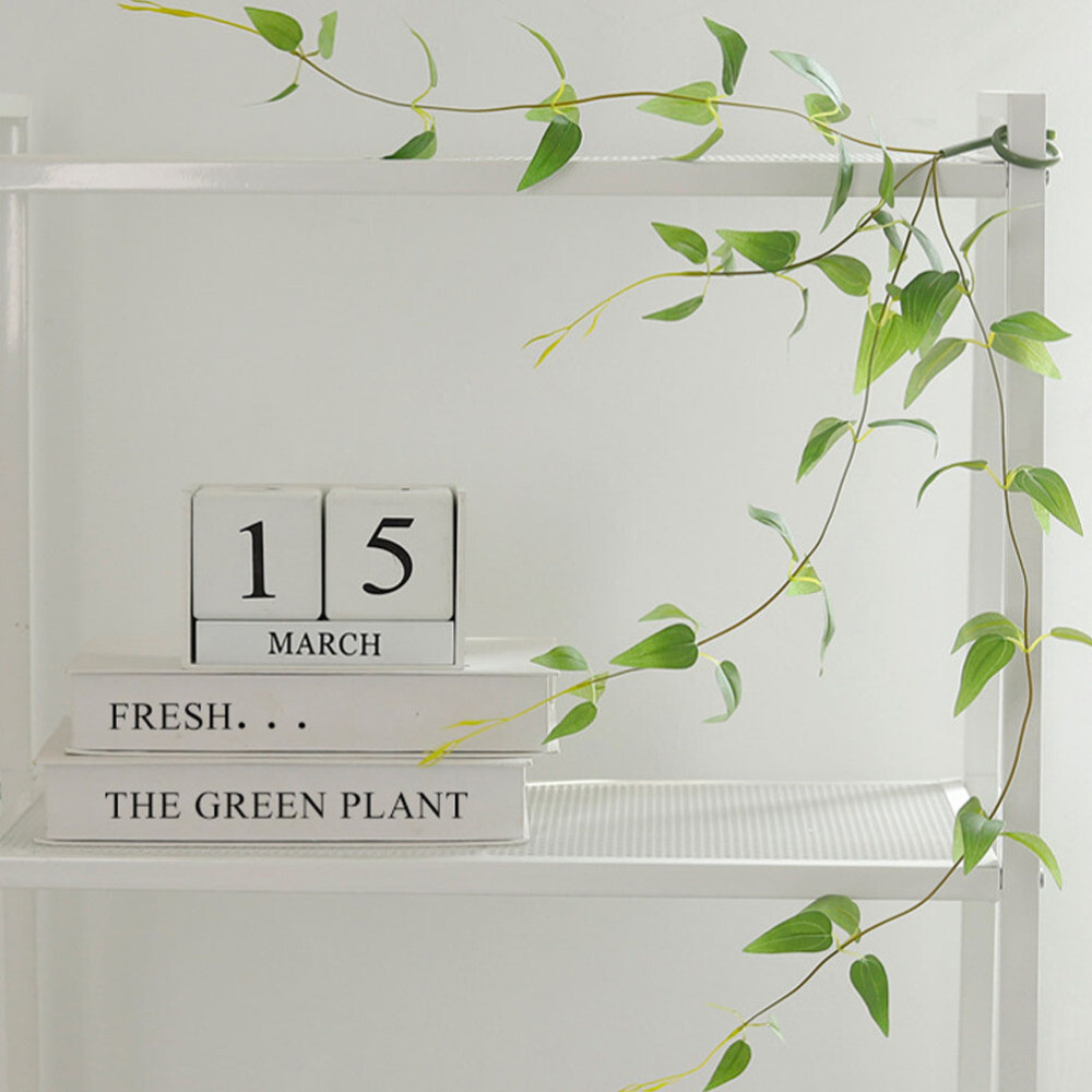 Green Artificial Clematis Rattan Adornment Simulated Plant for Home Decor