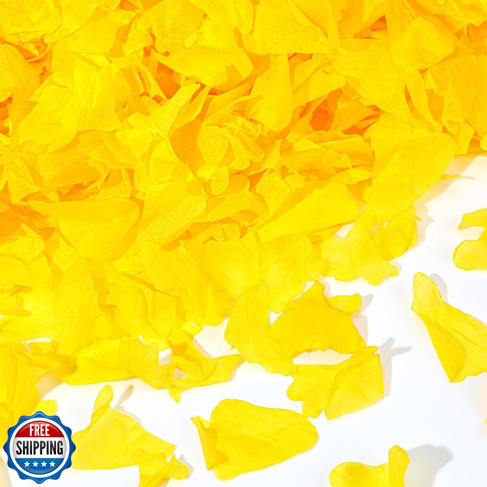 Gersoniel 14, 000pcs Marigold Paper Flower Petals Mexican Marigold Decor for
