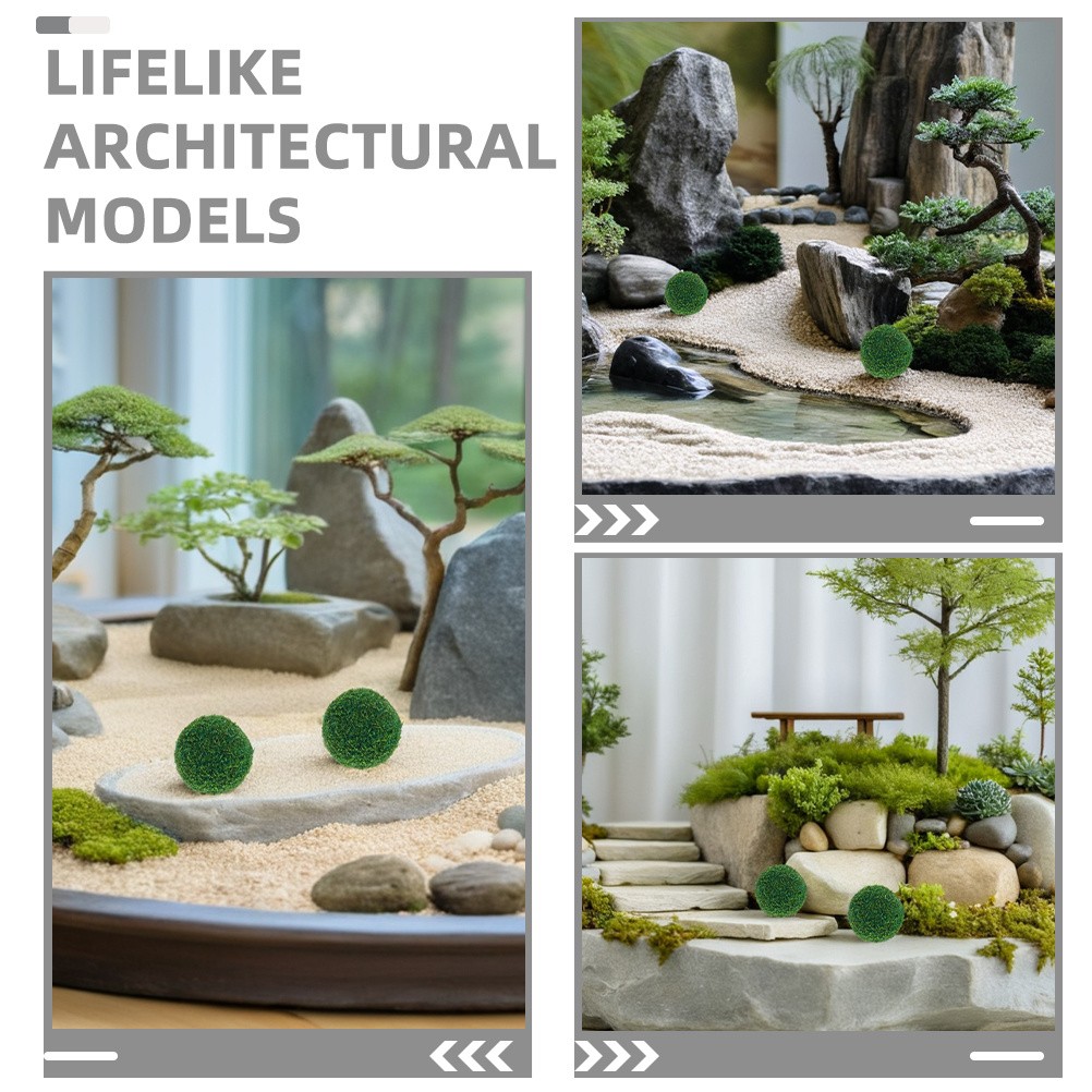 5 Pcs Faux Green Topiary Artificial Decorative for Outdoor Indoor Use