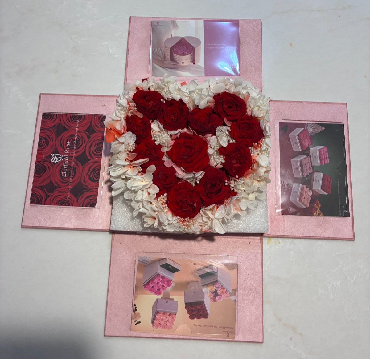 Eterfield Forever Flowers in Gift Box, Preserved Roses That Last a Year