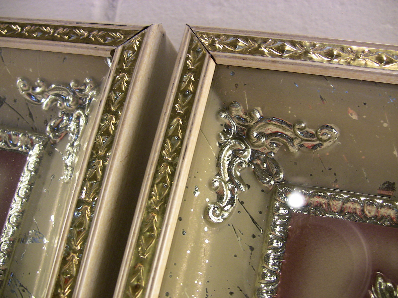 Vintage Cherub Pictures Wall Decor Goddess Nymph Flower Garden Shabby Cottage 3D