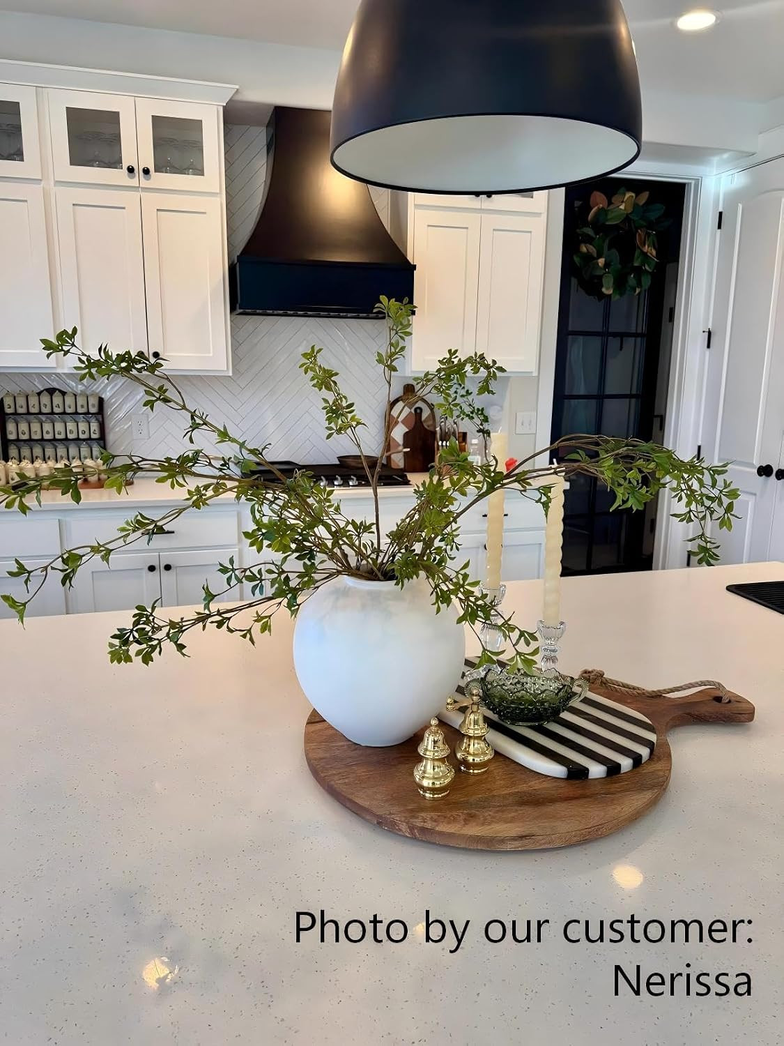 3 Pack 47 Inch Real Touch Faux Enkianthus Tall Branches | Realistic Long Stems A