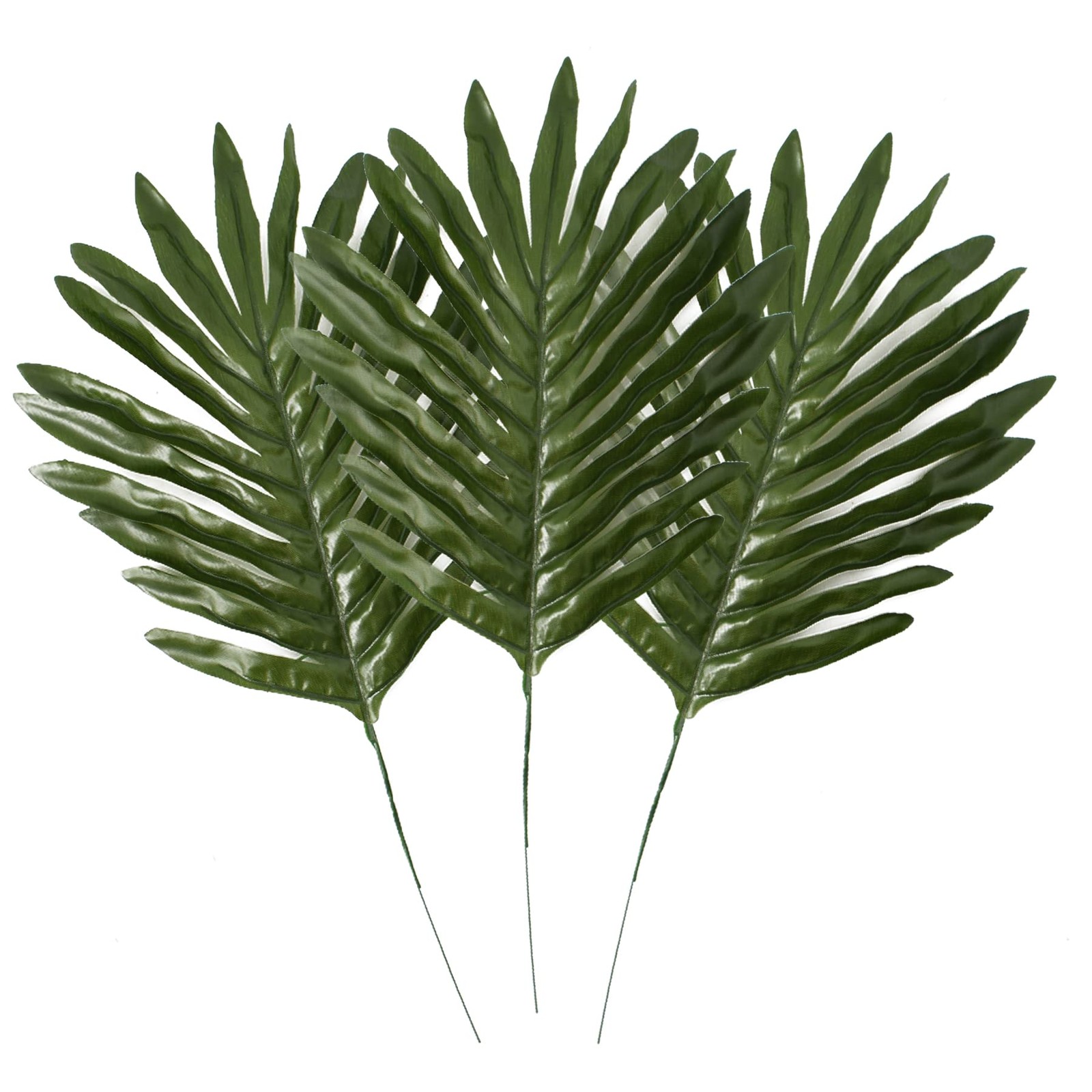 20 PCS Artificial Fake Simulate Tropical Palm Leaves Kitchen Party Decor