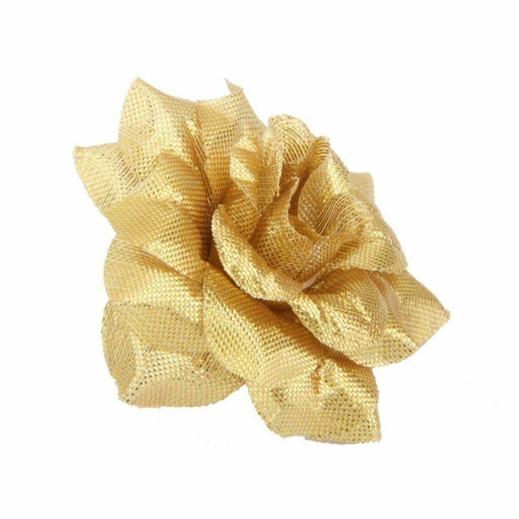 50Pcs Pop Silk Artificial Fake Rose Flower Heads Bulk Craft Wedding Party Decor