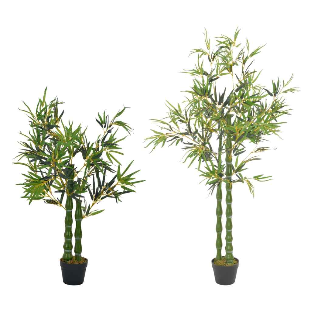 Artificial Plant Bamboo with Pot Decorative Fake Bamboo Tree Green vidaXL