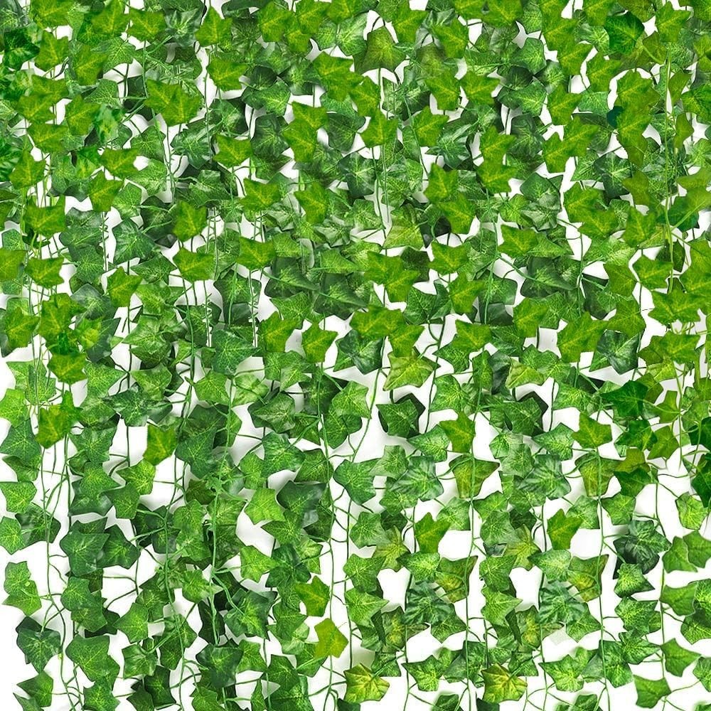 24 Pack 158ft Fake Vines W/ Leaves Bedroom Artificial Ivy Garland Fake Ivy New