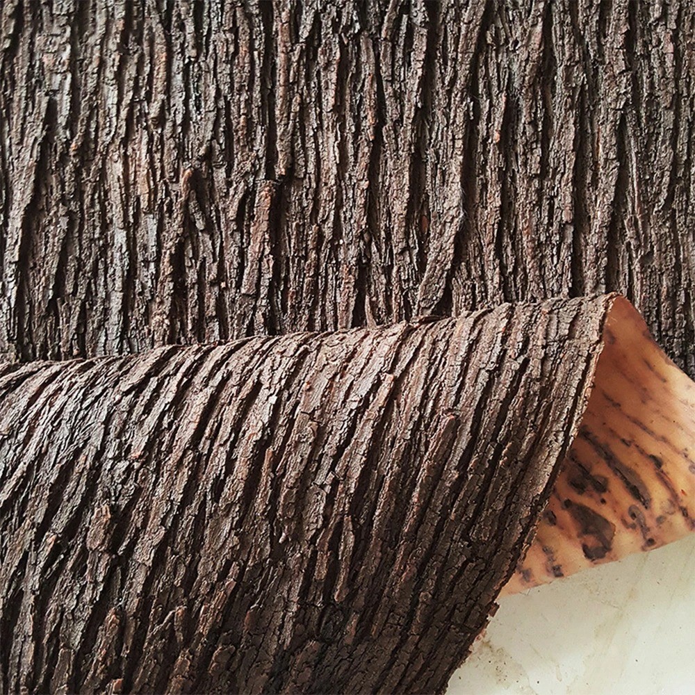 Artificial Tree Bark Wrap Flexible Rubber Plant Cover DIY Wall Garden Decor