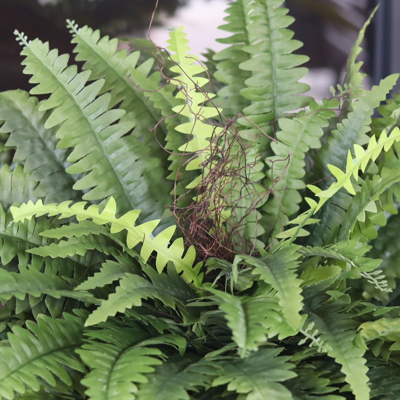 Artificial Ferns for Outdoors & Indoors, 51″ Fake Ferns Artificial Plants Lar…
