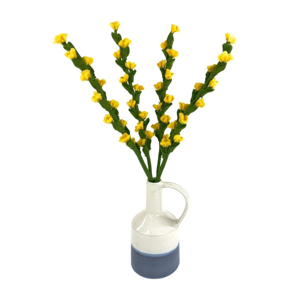 Handmade Felt Flowers for Decoration Felt Fillers & Flowers Bouquets (Cherry …