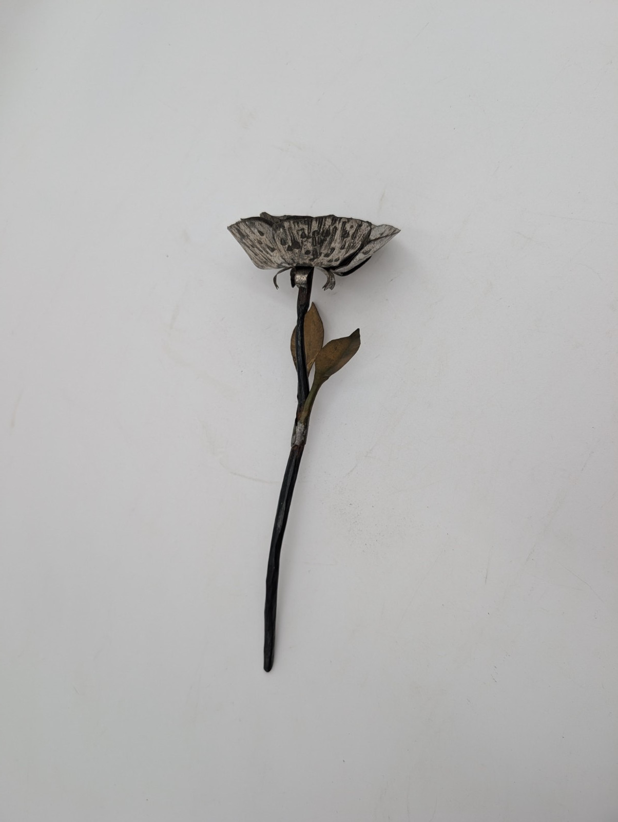 Hand Crafted Welded Metal Forever Rose 🌹