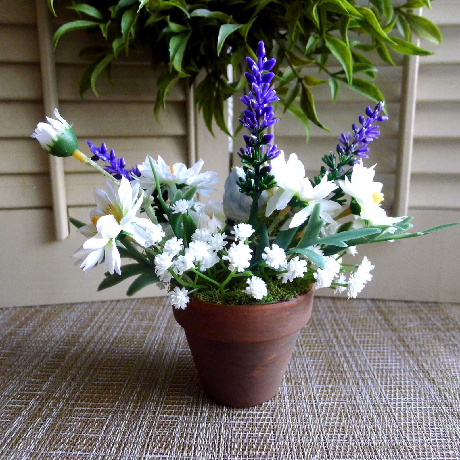 Mixed Media Floral Arrangement Weird Art Assemblage Has Anyone Seen Auntie? OOAK