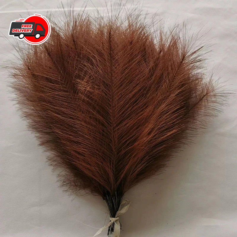 Fluffy Artificial Pampas Grass Bouquet Boho Fake Plant for Wedding Home Decor