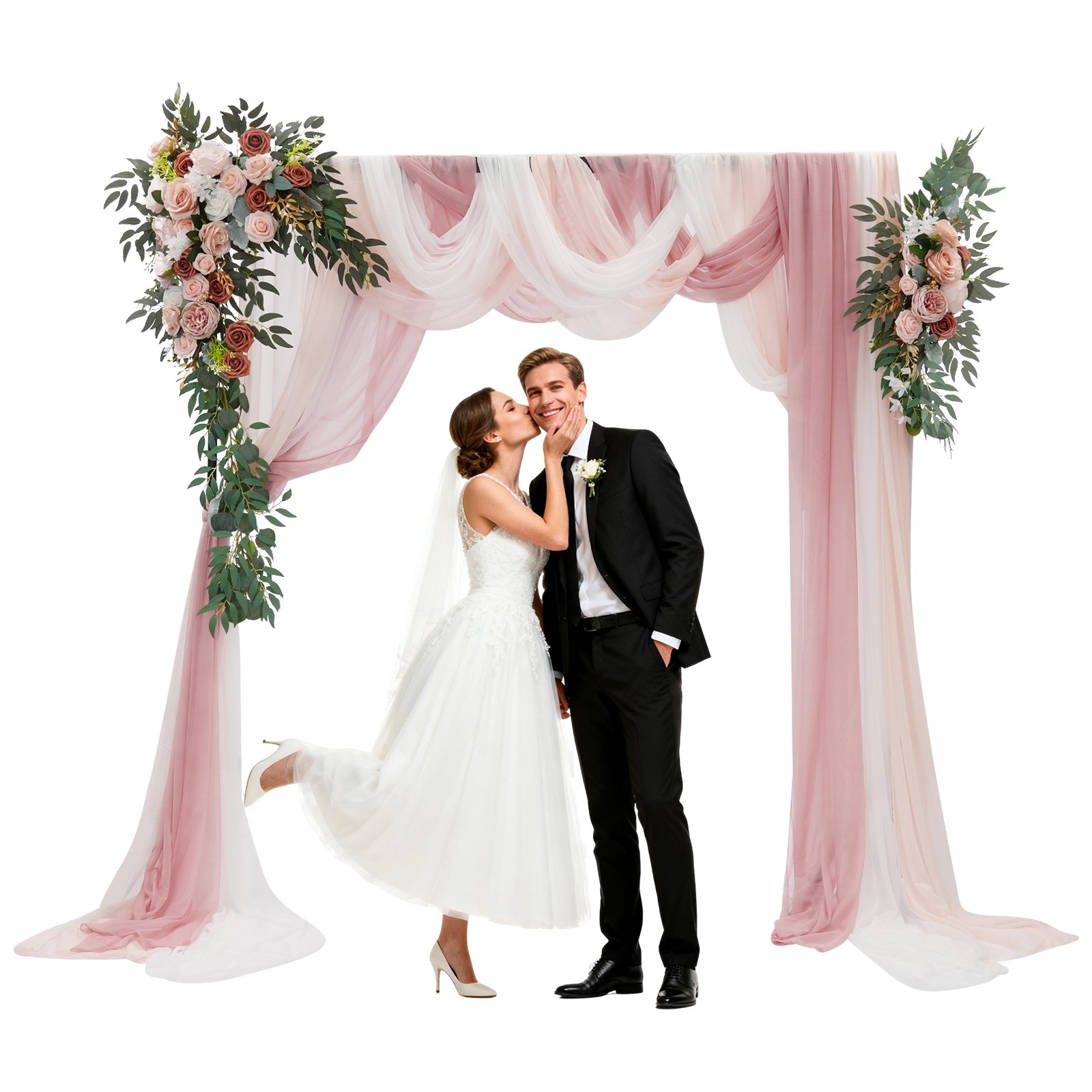 Decorative Artificial Flowers, Artificial Wedding Arch Flower Kit, Wedding Artif