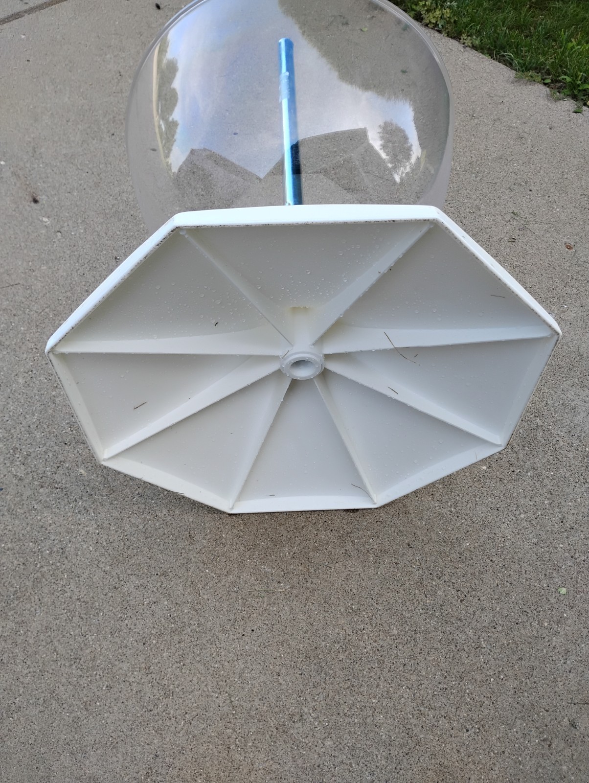 Vintage Mod Spaceage Terrarium Dome Floor Plant Stand Atomic MCM BASE ONLY