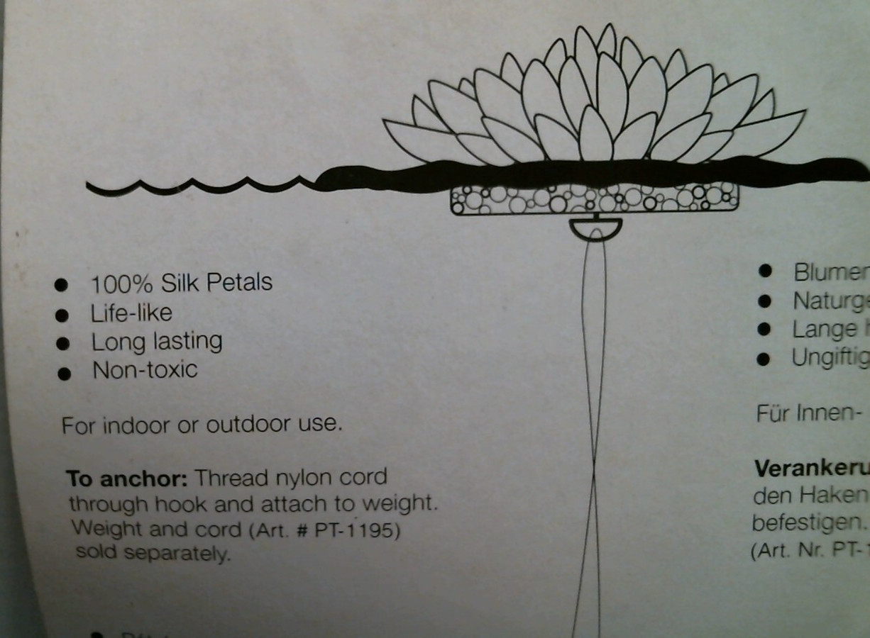 Laguna 5-1/2″ Silk Water Lily, Yellow (PT-1213) FS