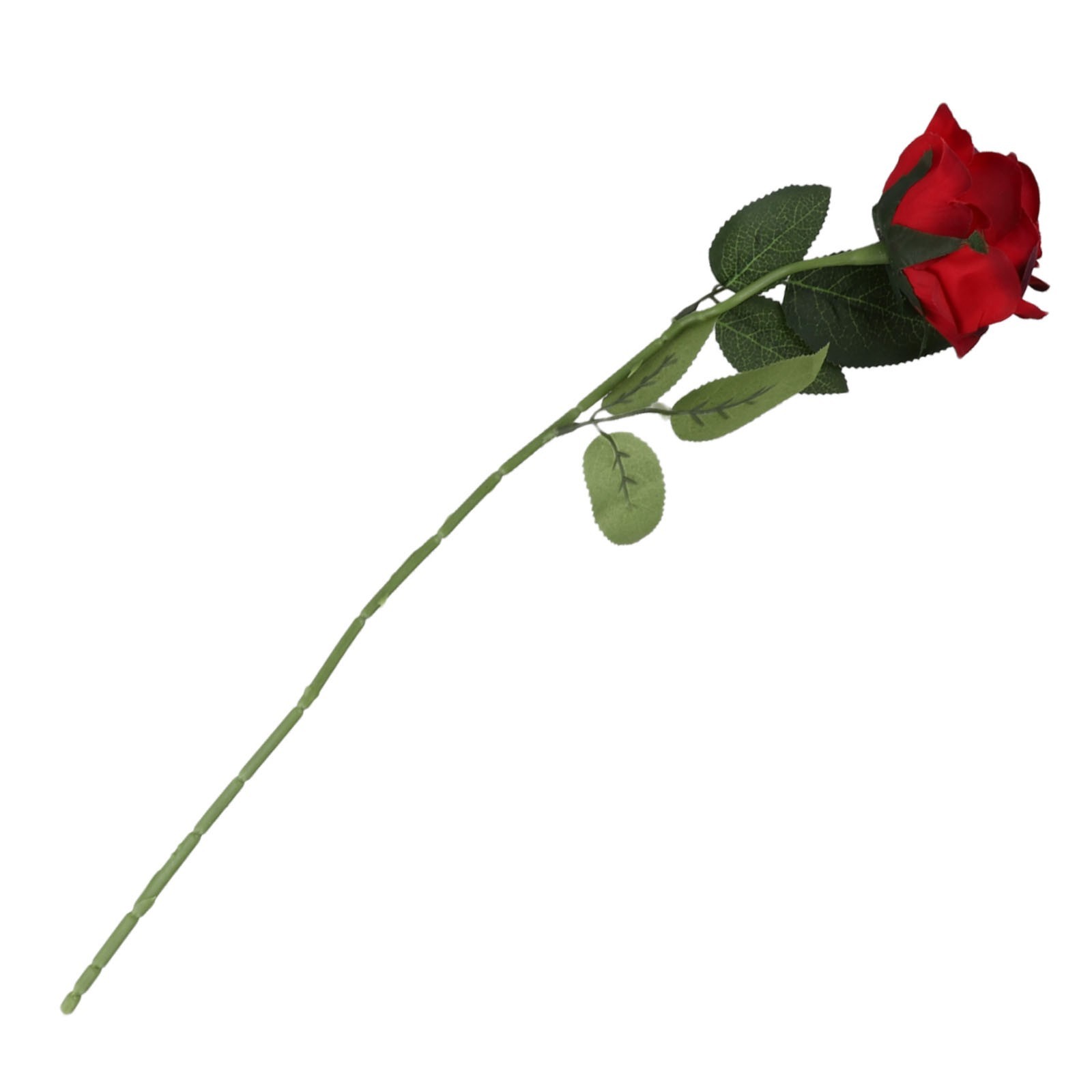 Stylish Single Rose Artificial Flower for Captivating Living Room Ambiance