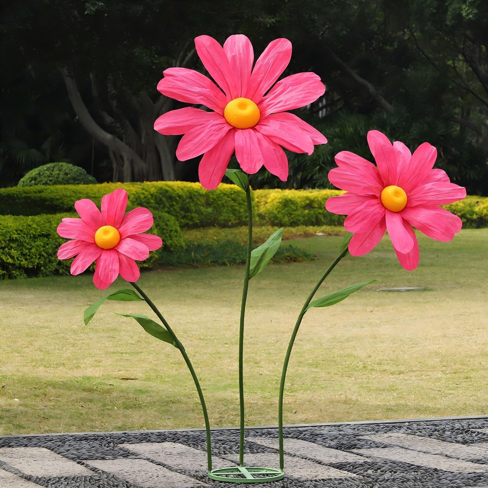Large Daisy Flowers Artificial,5.9 Ft Giant Paper Flower Decoration,Big Flowe…