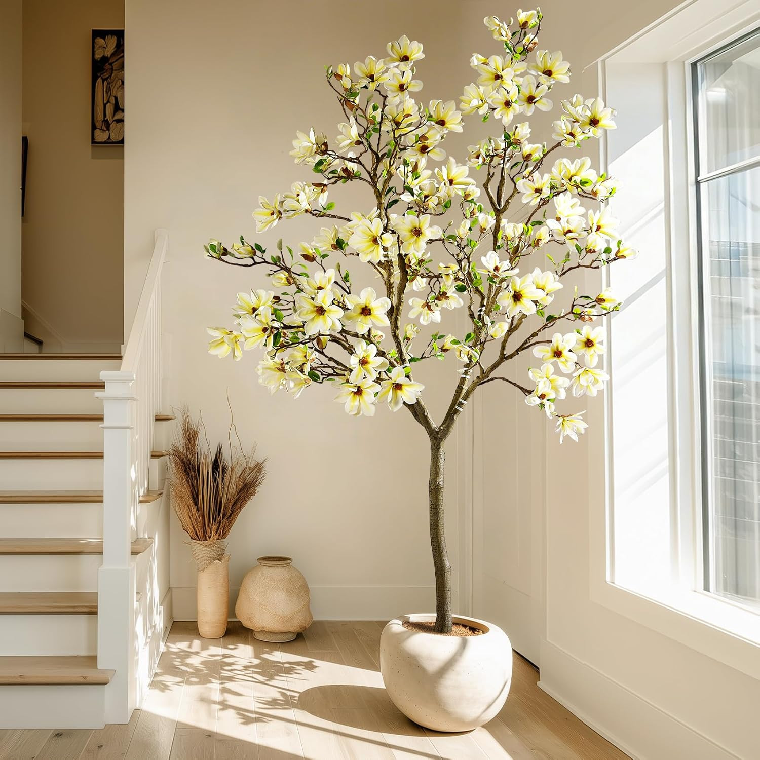 Realistic Cherry Blossom Tree – Indoor/Outdoor Decorative Plant for Home & Offic
