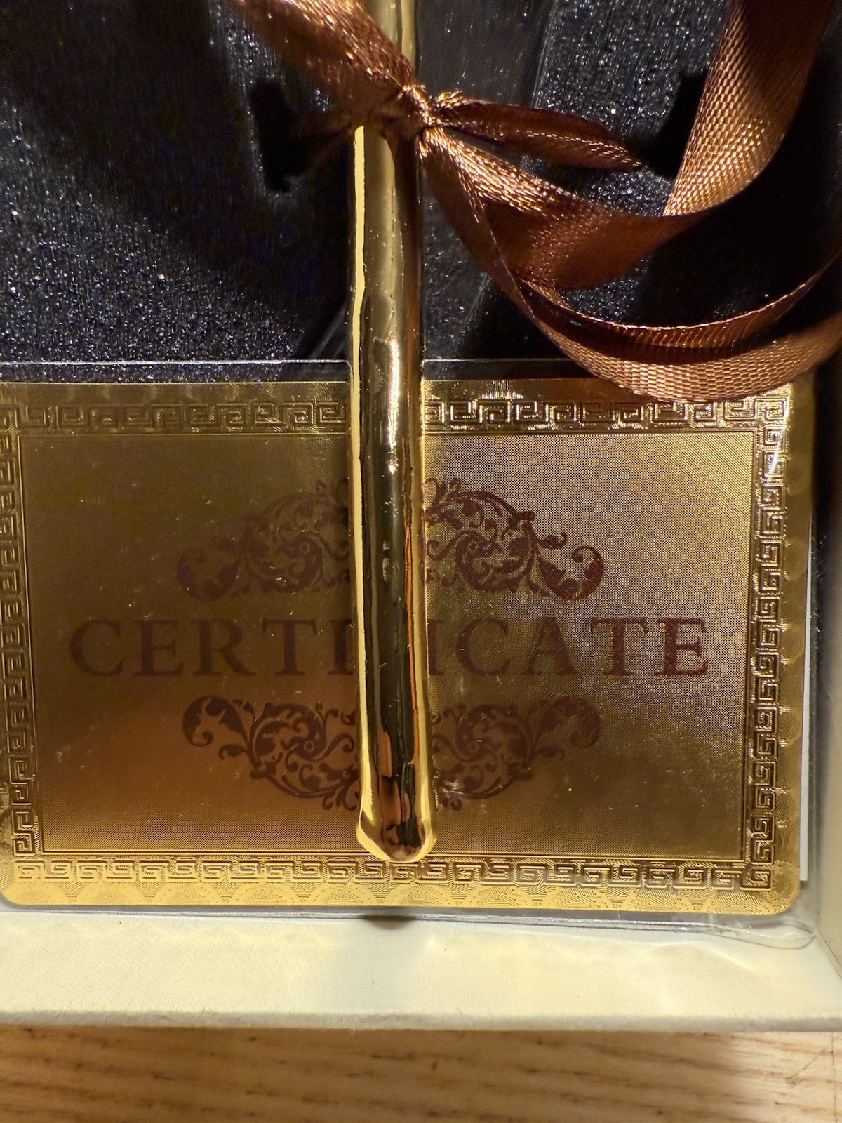 Endless Devotion Real Rose Dipped In 24kt Yellow Gold