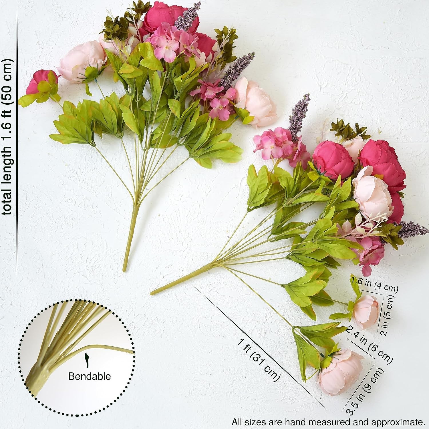 Soft Rose Hydrangea Floral Arrangement
