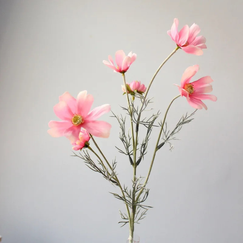 Chamomiles Silk Artificial Flower 60Cm Daisy White Fake Flowers Room Wedding Hom