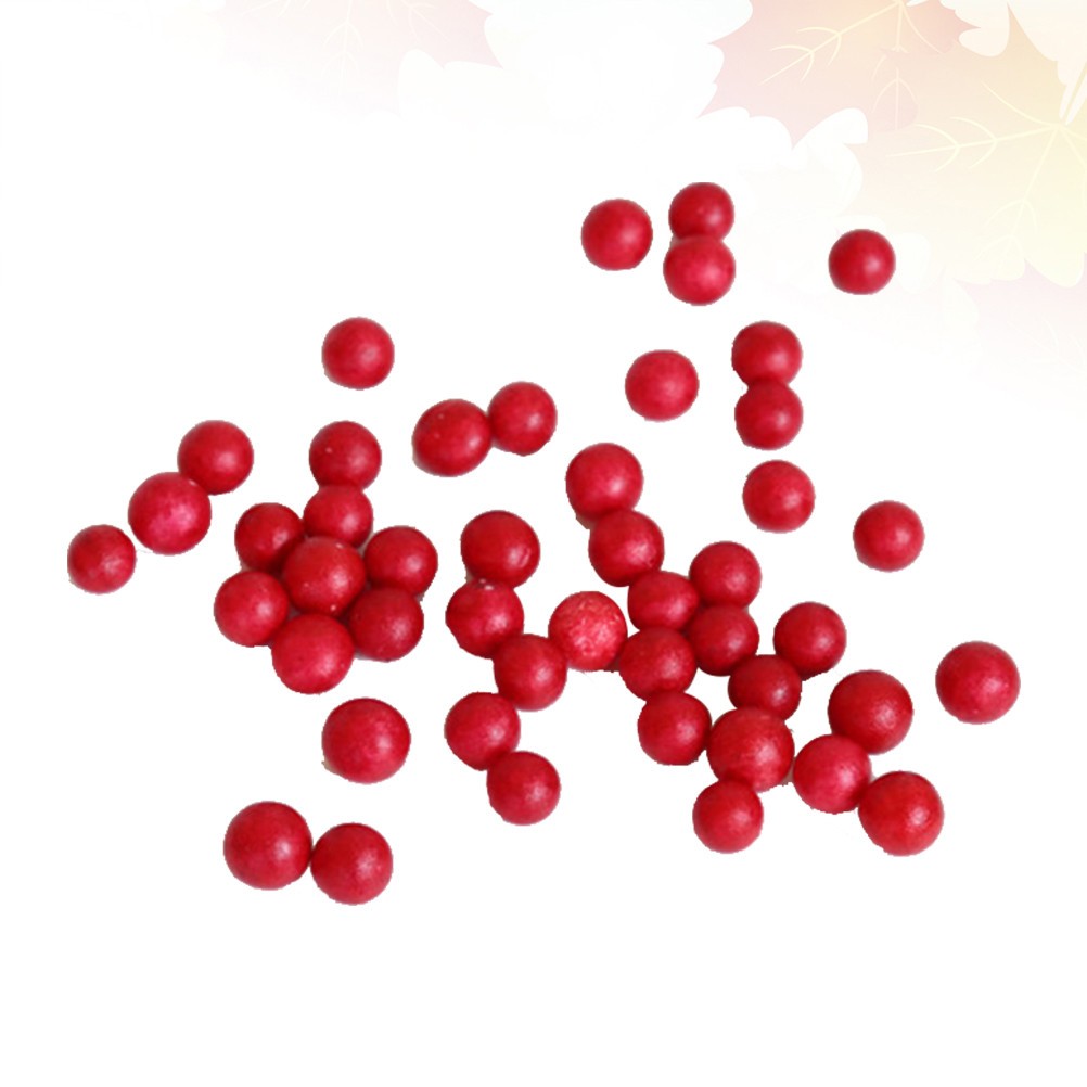 100Pcs Home Berry Decor Red Reusable Artificial Berry for Party and Craft