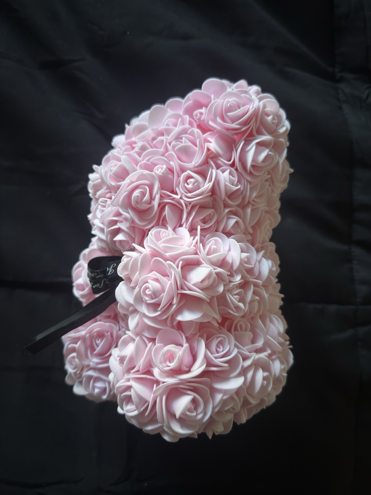 pink rose bear Perfect For Gift Basket