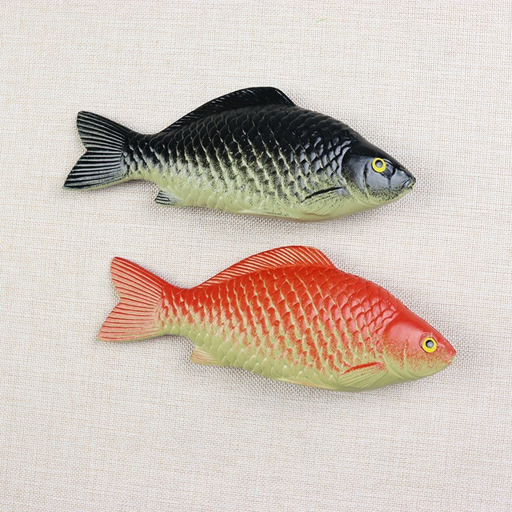 Carp Fish Decor Toy Plastic 18.5cm x 6cm Lightweight for Styling Setup