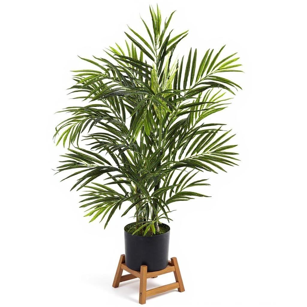 Nearly Natural Artificial Areca Palm Tree 2.5 ft. UV Resistant Indoor Outdoor