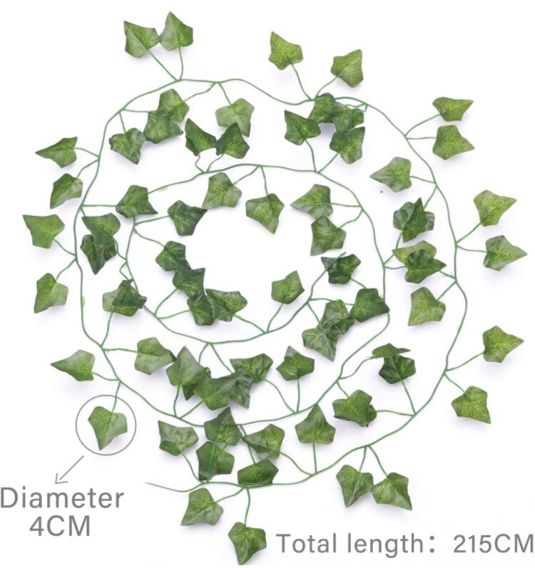 artificial ivy wall 84ft 12 strands