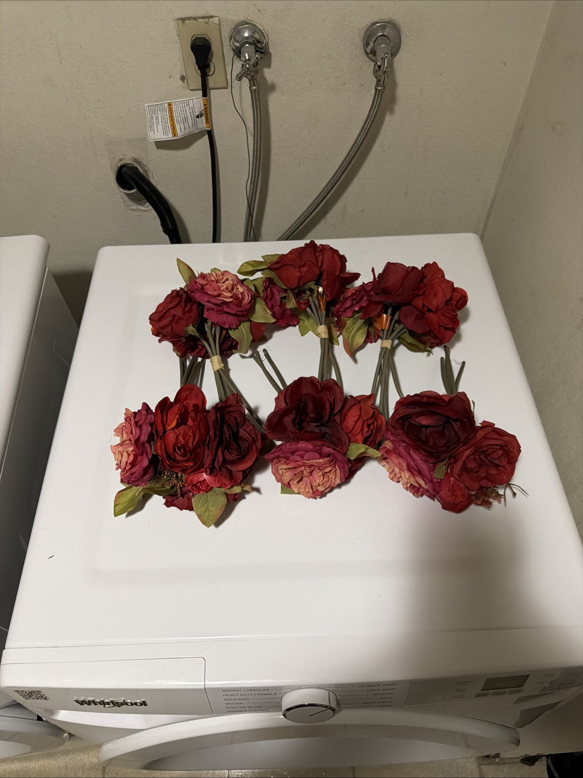 ASHLAND FALL 6 BOUQUET SET ROSS & RANUNCULUS Bouquet Home Party Decor