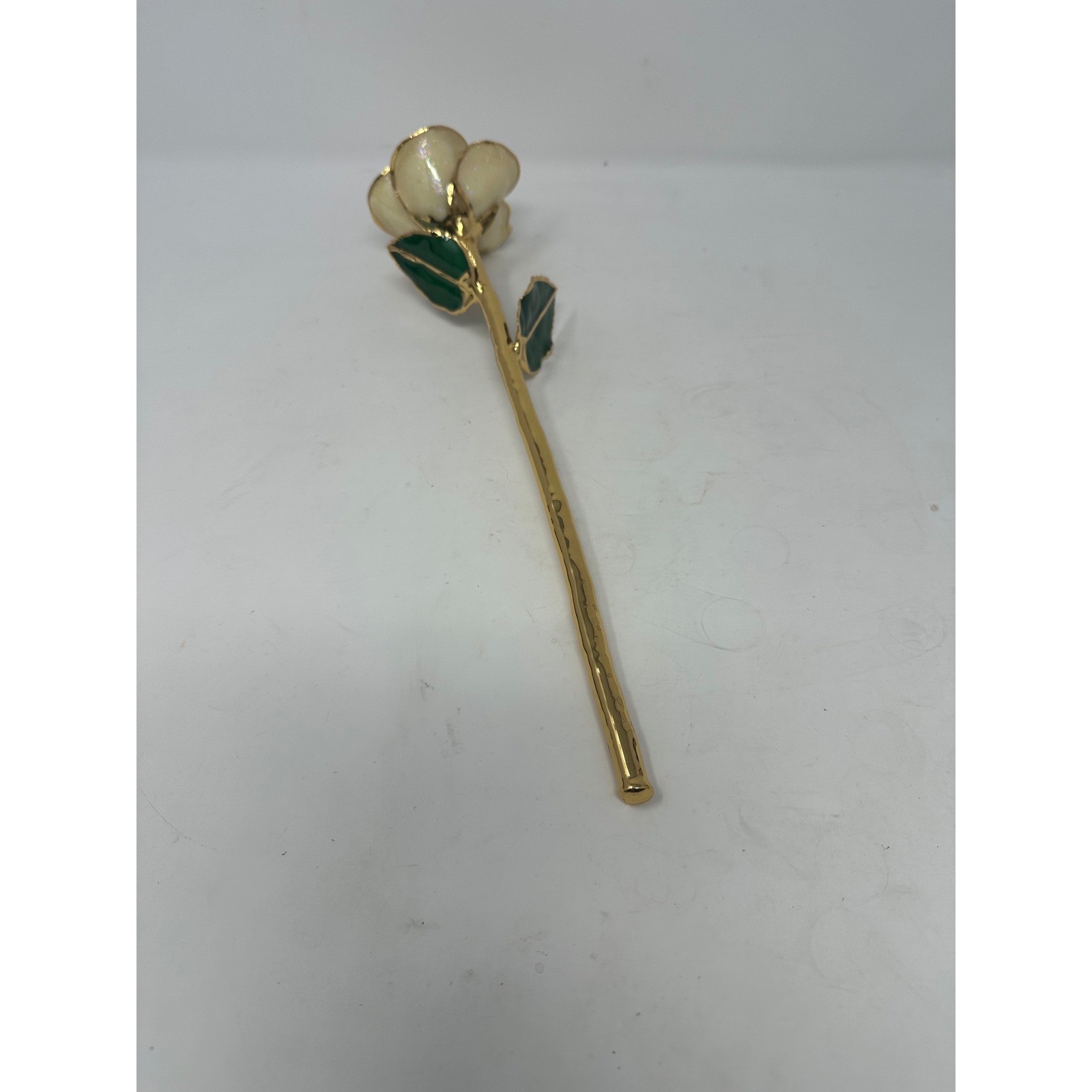 Lemon White Rose – Original 24k Gold Dipped Rose – Real Rose Plated in Gold