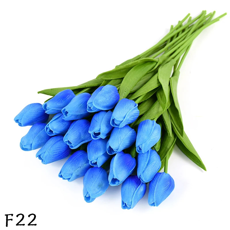 5/10Pcs PU Tulip Simulation Flower Artificial Flowers Fake Tulips Real Touch Flo