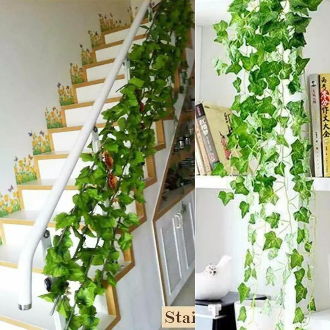Sggvecsy 6 Pack 42Ft Fake Vines Fake Ivy Leaves Artificial Ivy Leaf Plants Artif