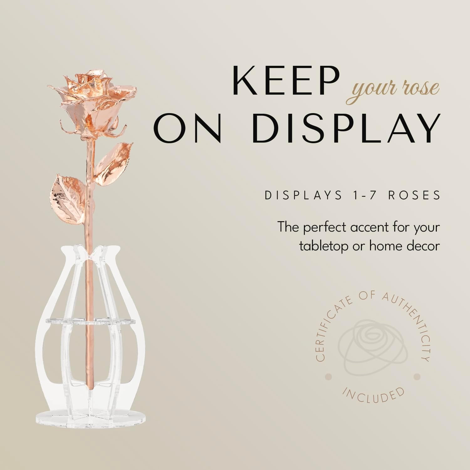 Bloom Box Bundle | a Genuine, One of a Kind Hand Dipped Rose Gold with Beautiful