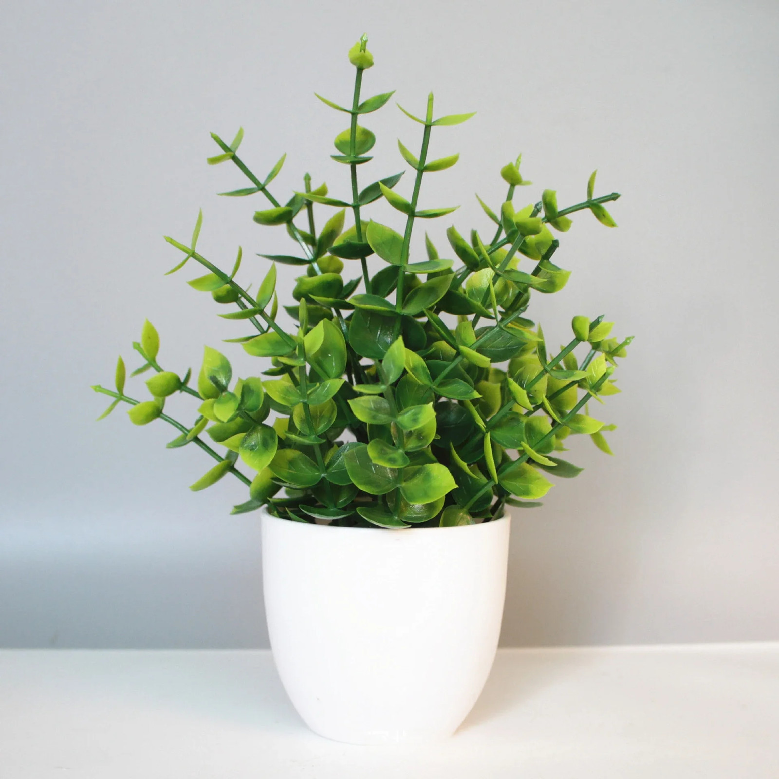Artificial Bonsai Plant Small Potted Fake Green Decor Indoor Outdoor 17cm..