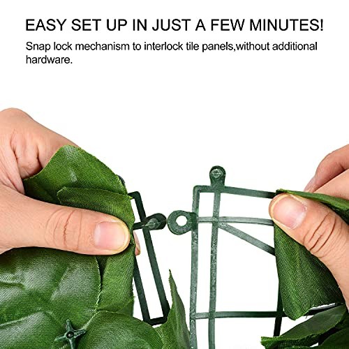 Artificial Ivy Privacy Fence, 157.5x39in Artificial Hedges 157.5*39.4inch