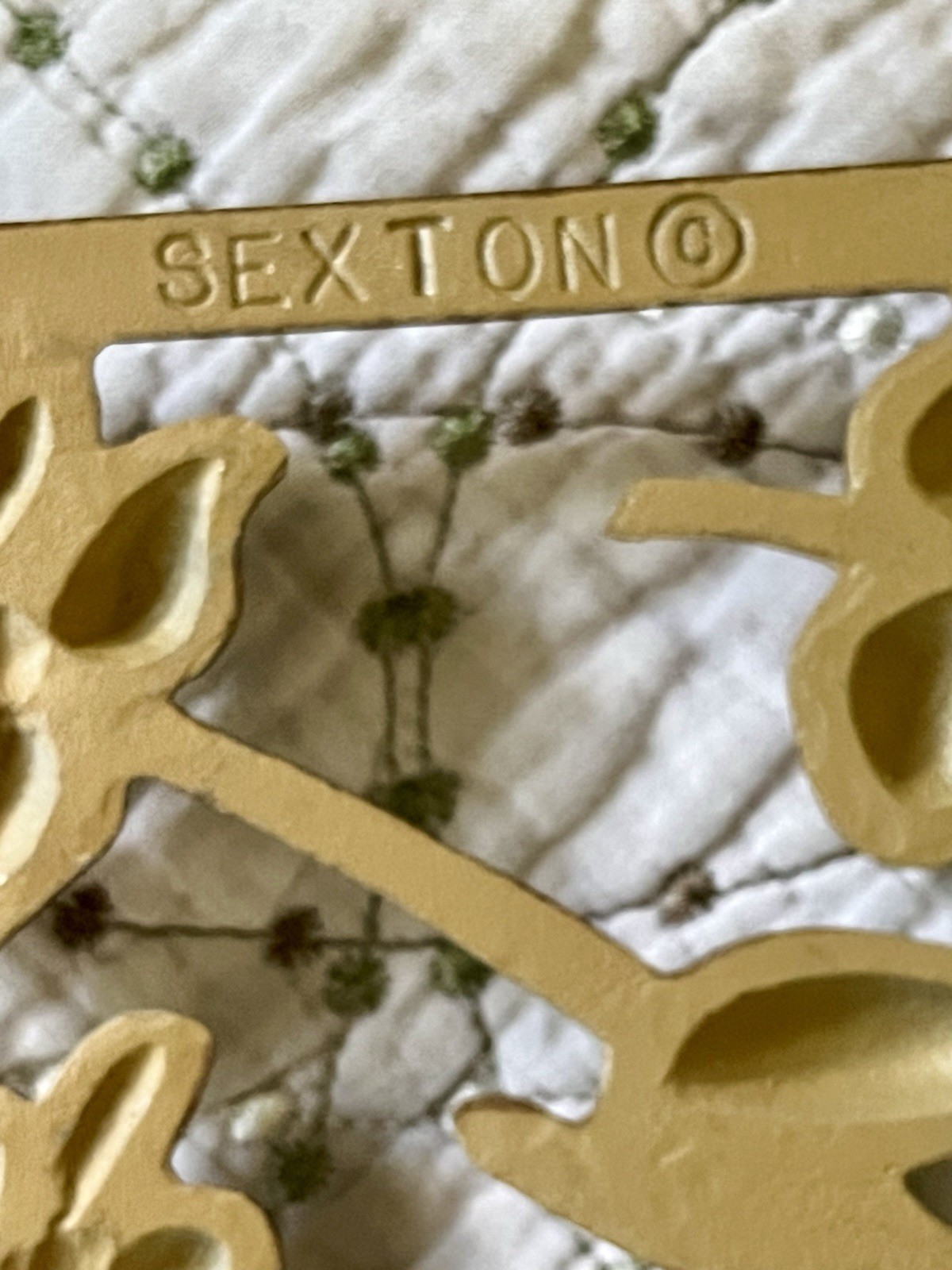 MCM Sexton 4 Season Floral Wall Plaques Embossed Cast Aluminum 1965 – 1979 USA